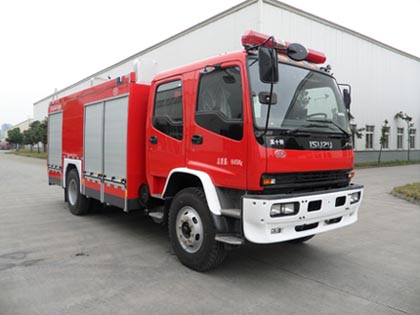 FVR ISUZU Intelligent-control tank fire truck with PL24-48(adjustable foam-water cannon)