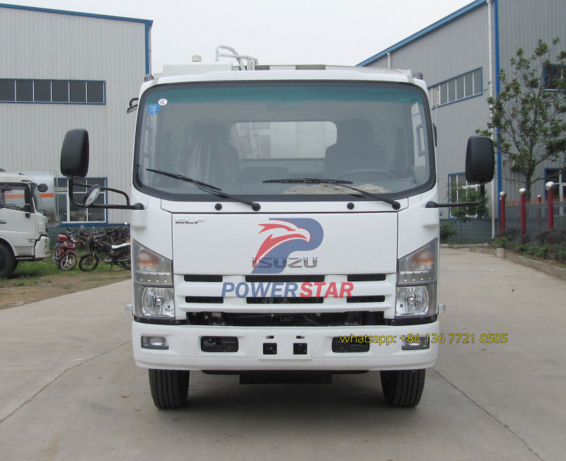 To Moldova Quality 10cbm Refuse compactor vehicle Isuzu Trucks