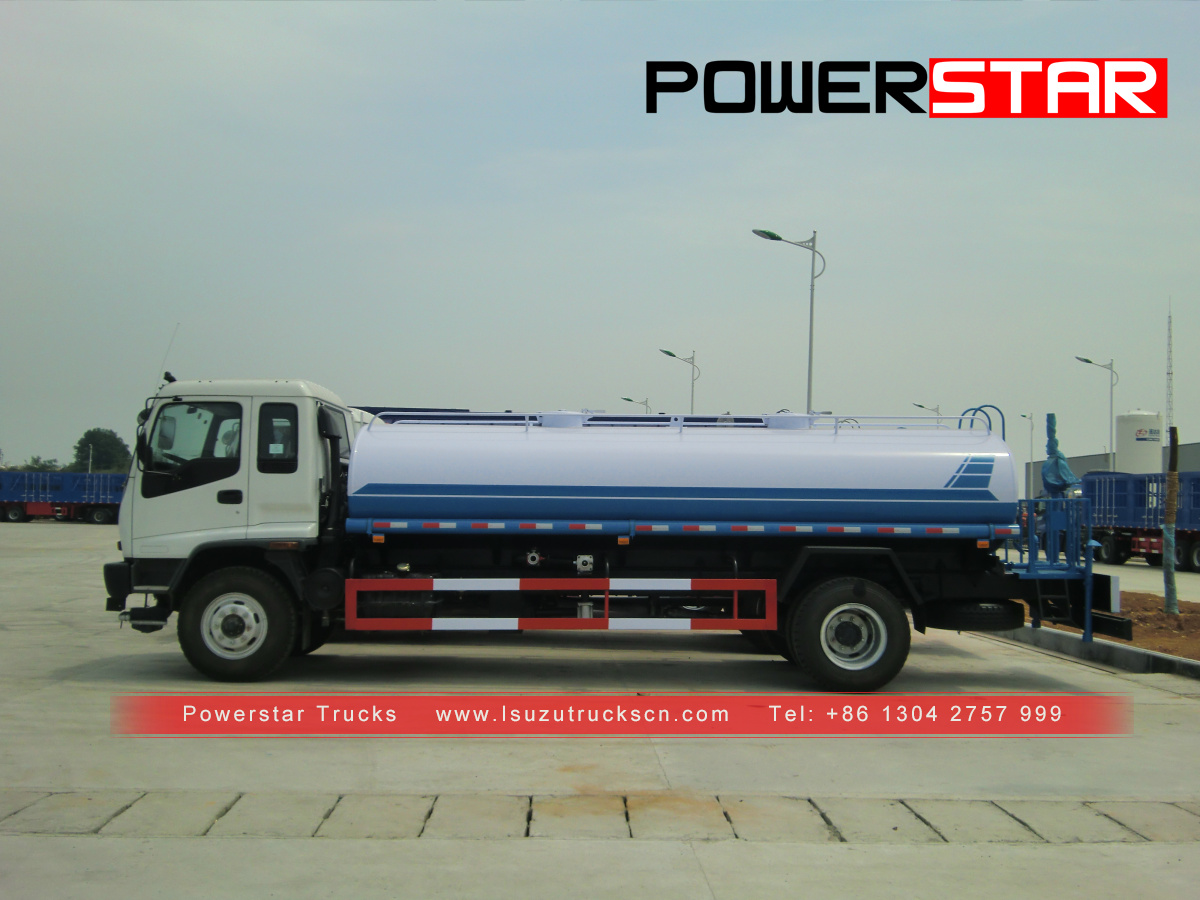 Ghana customer made FVR water carrying truck Isuzu tank lorry