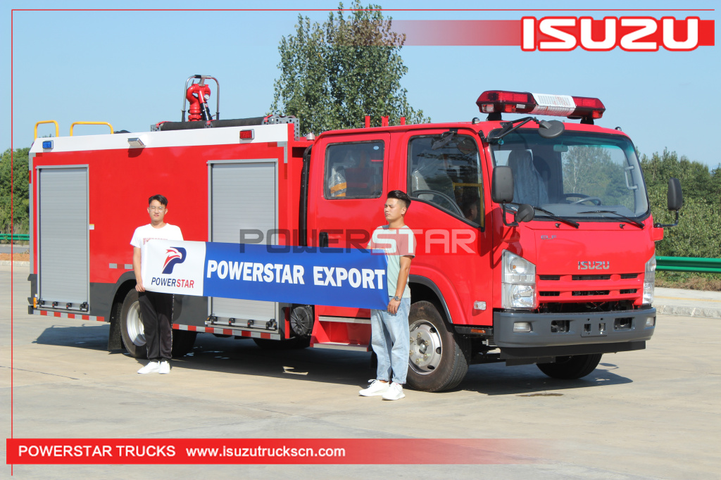Новый 2021 ISUZU ELF / 700P Water Bowser Fire Truck Pump Пожарная машина