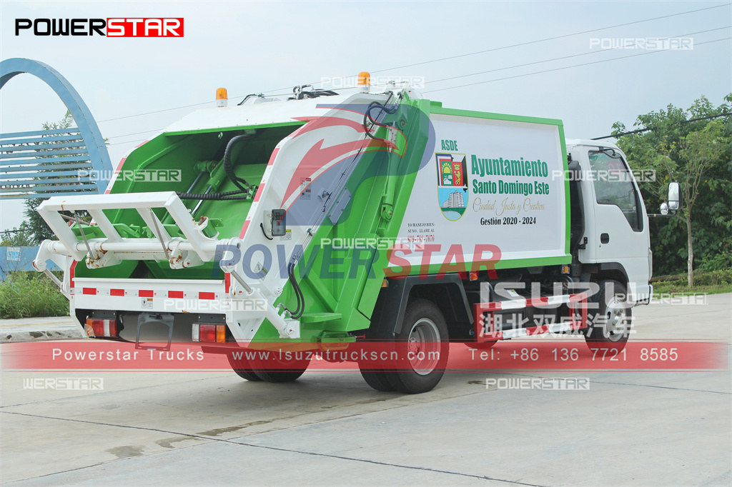 Экспорт мусоровозов ISUZU NKR 6CBM на Филиппины