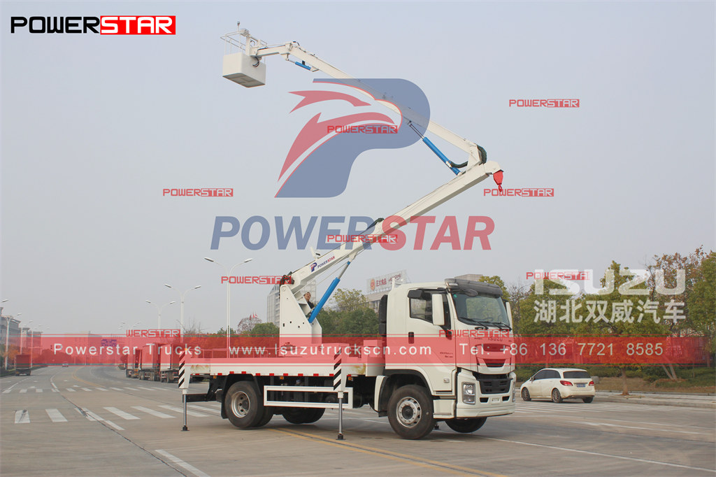 POWERSTAR Aere Platform Truck Ручной экспорт на Филиппины Манила