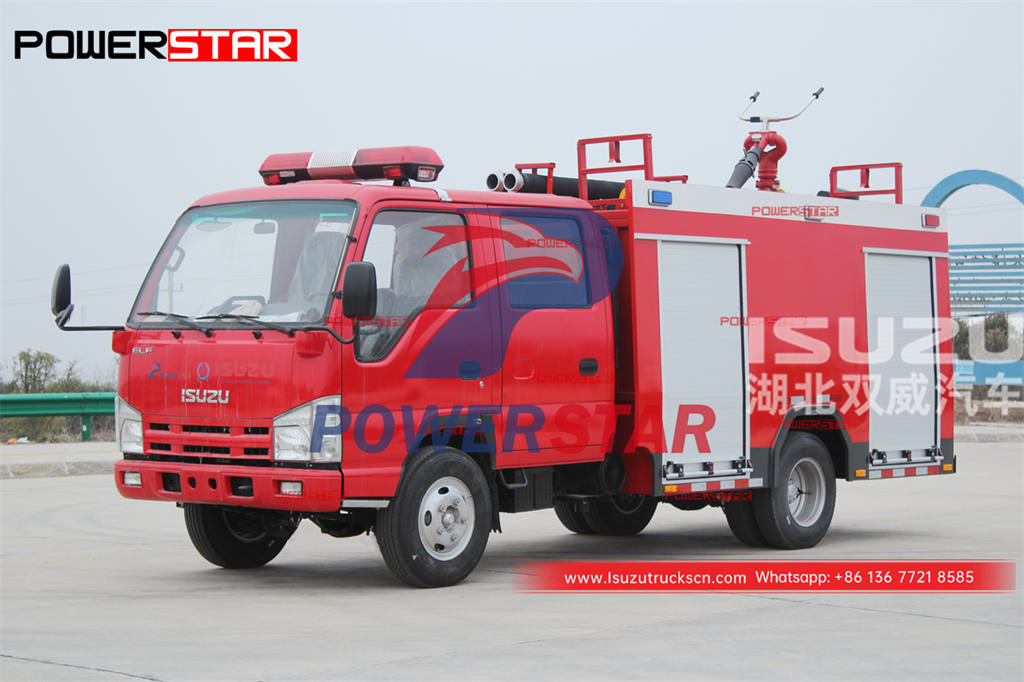 ISUZU 100P 4×4 98HP небольшая пожарная машина для продажи