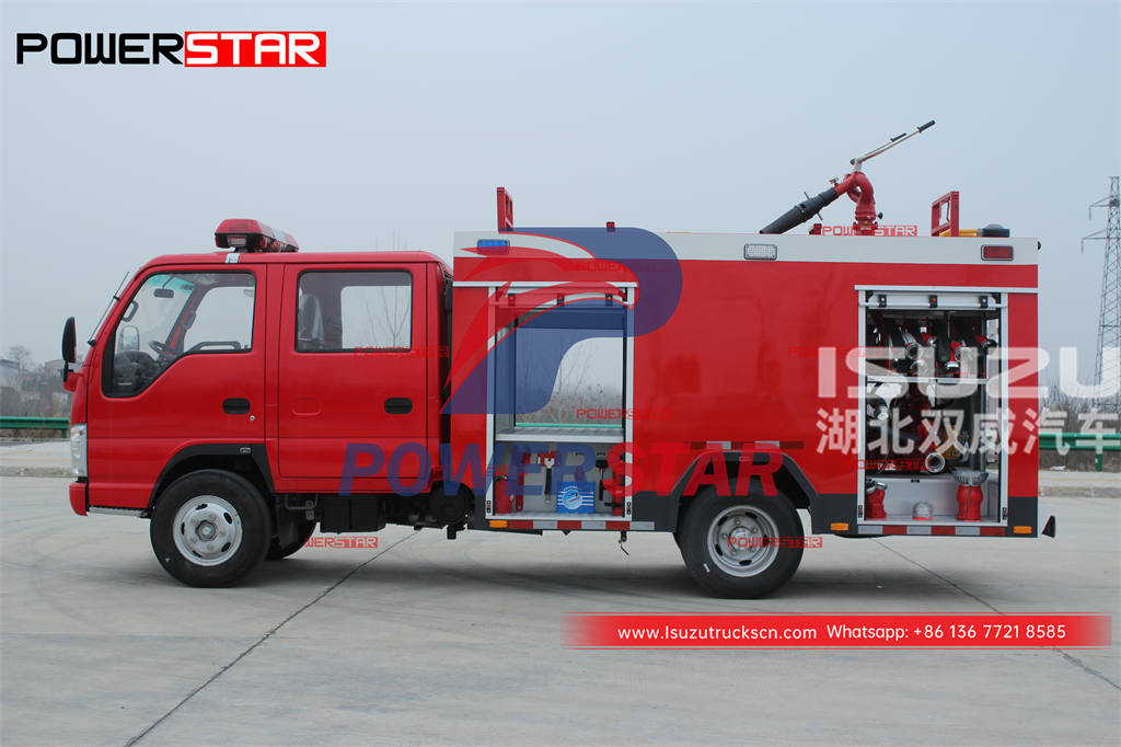 ISUZU ELF 100P 4×4 AWD 2000 литров водяной пожарный двигатель в продаже