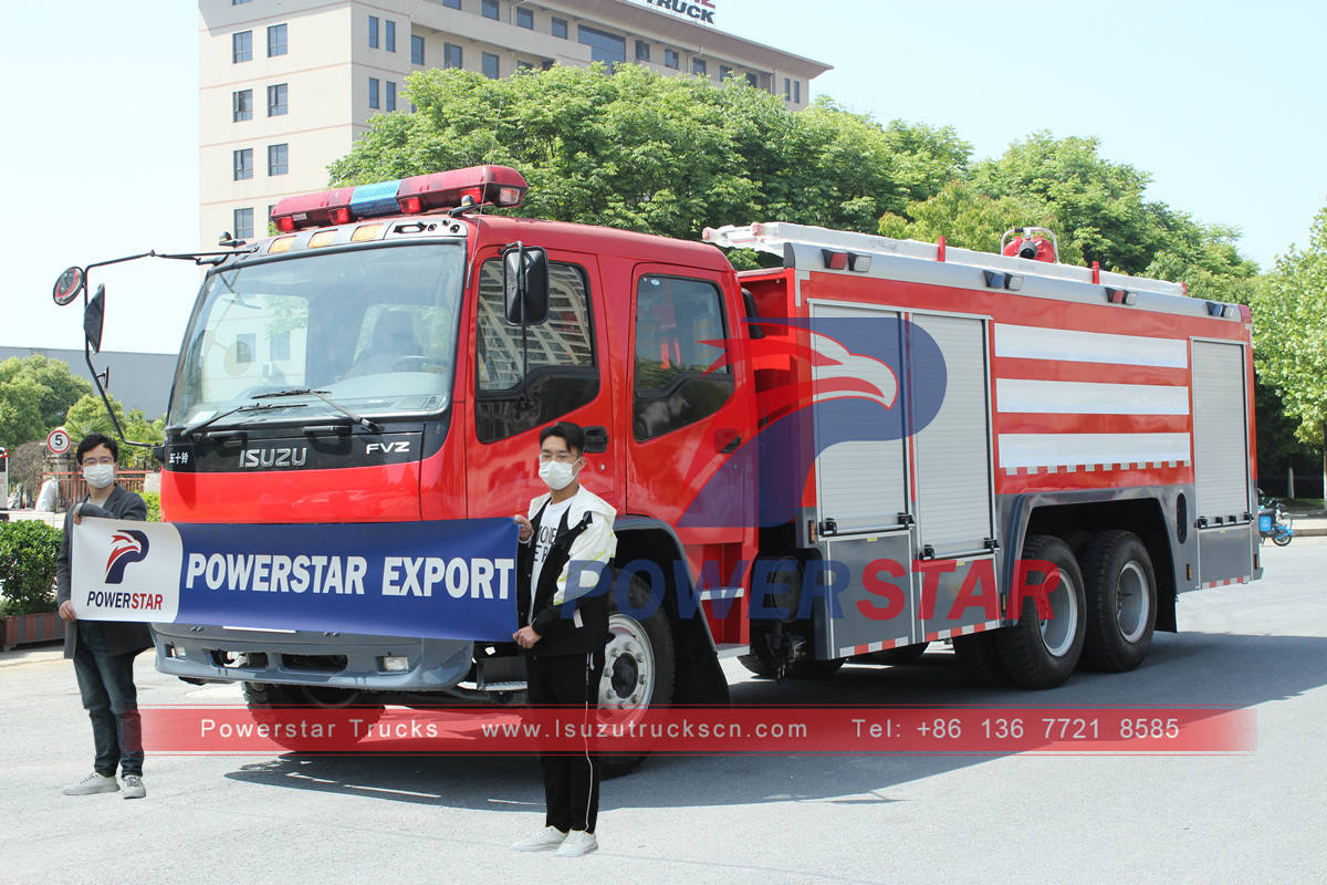 Пожарные машины ISUZU для Филиппин