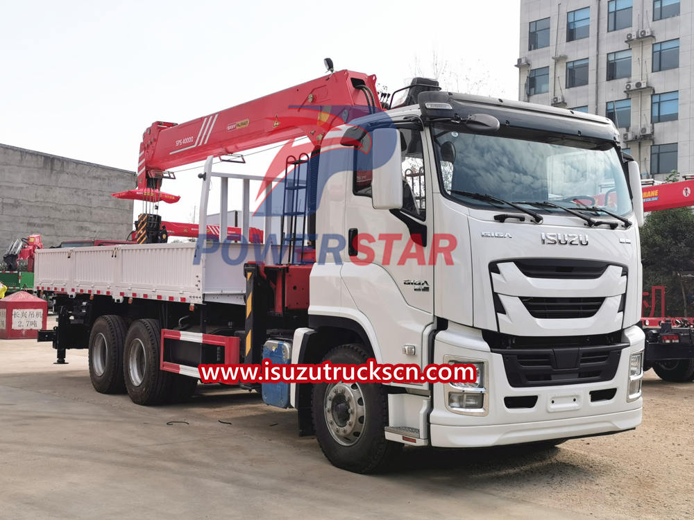 16-тонный грузовик SPS40000 Palfinger Boom Isuzu Giga