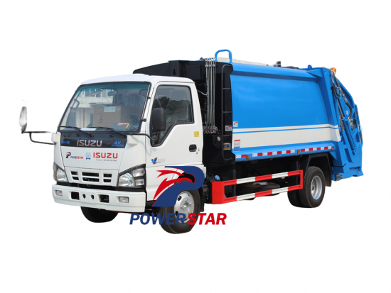 Isuzu 4HK1 engine garbage compactor truck -Powerstar Trucks
