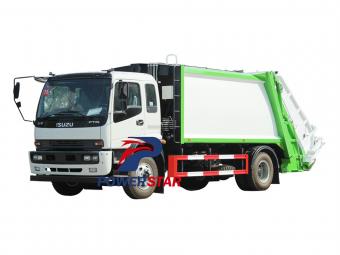 Algeria Isuzu FTR garbage compactor truck -Powerstar Trucks