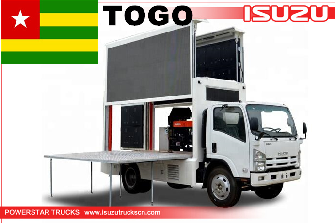 togo - мобильная светодиодная реклама грузовика isuzu