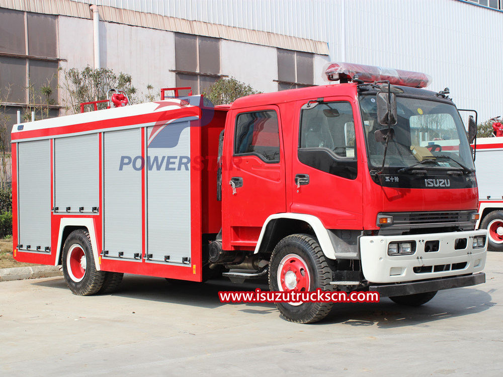 Производительность пожарных насосов и адаптируемость пожарных машин ISUZU
    