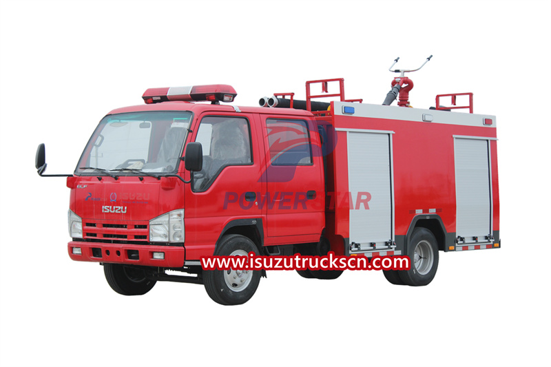 Общие сведения о пожарной машине isuzu 100P,600P,700P, FTR,FVR,FVZ