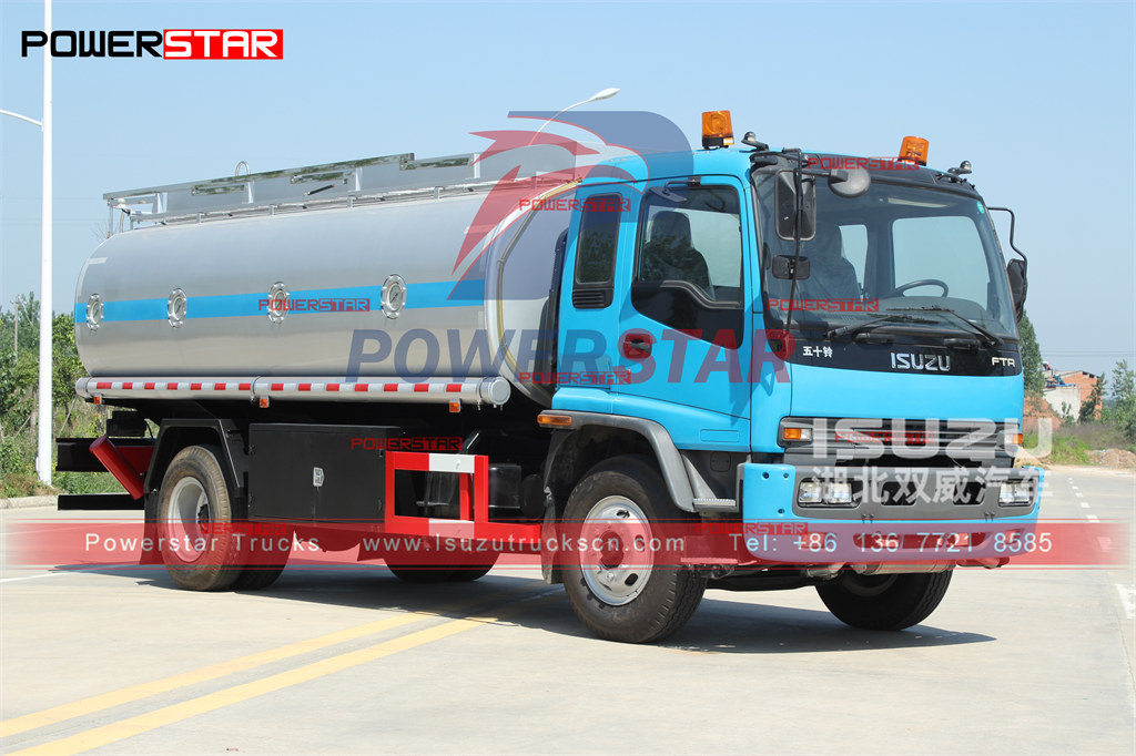 ISUZU FTR/FRR/FSR 16CBM Fuel Bowser Trucks экспорт на Филиппины Руководство по эксплуатации
