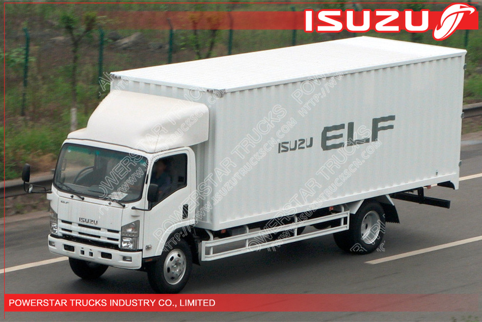 2015 горячей продажи Isuzu ELF Грузовой фургон грузовик грузовой автомобиль автомобиль для городского транспорта