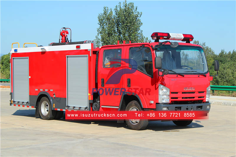 Некоторые особенности пожарной машины Isuzu в Африке