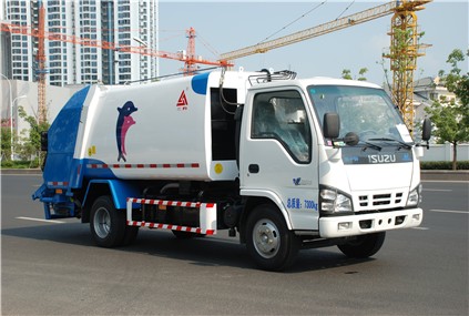 Японской Isuzu 5m 3 мусора грузовик, Грузовик мусора на продажу, мусоровоз
