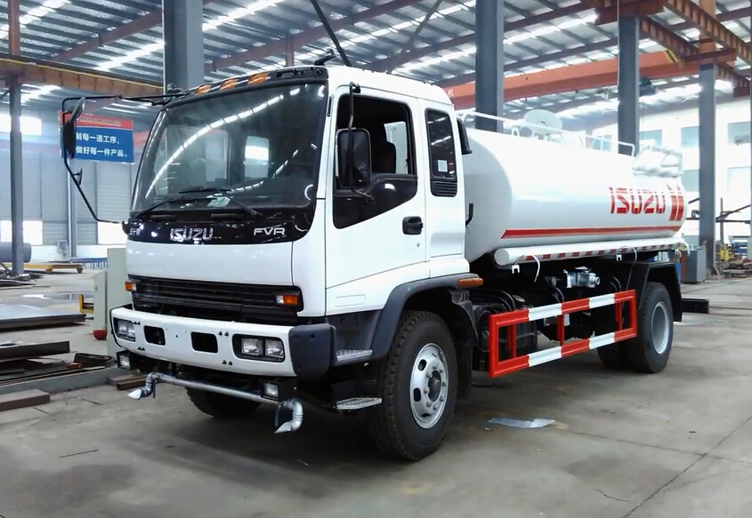 Isuzu FVR ОФО баузер воды спринклер грузовик японские воды бак грузовик