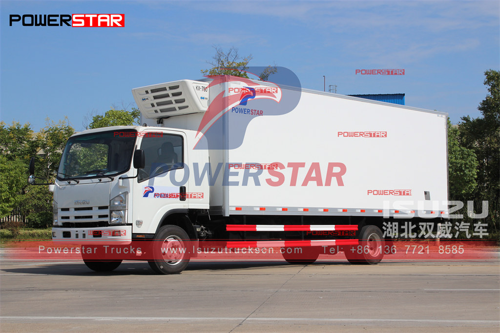 Рефрижератор ISUZU 10 тонн с 7-метровым кузовом-фургоном экспортируется в Мьянму
