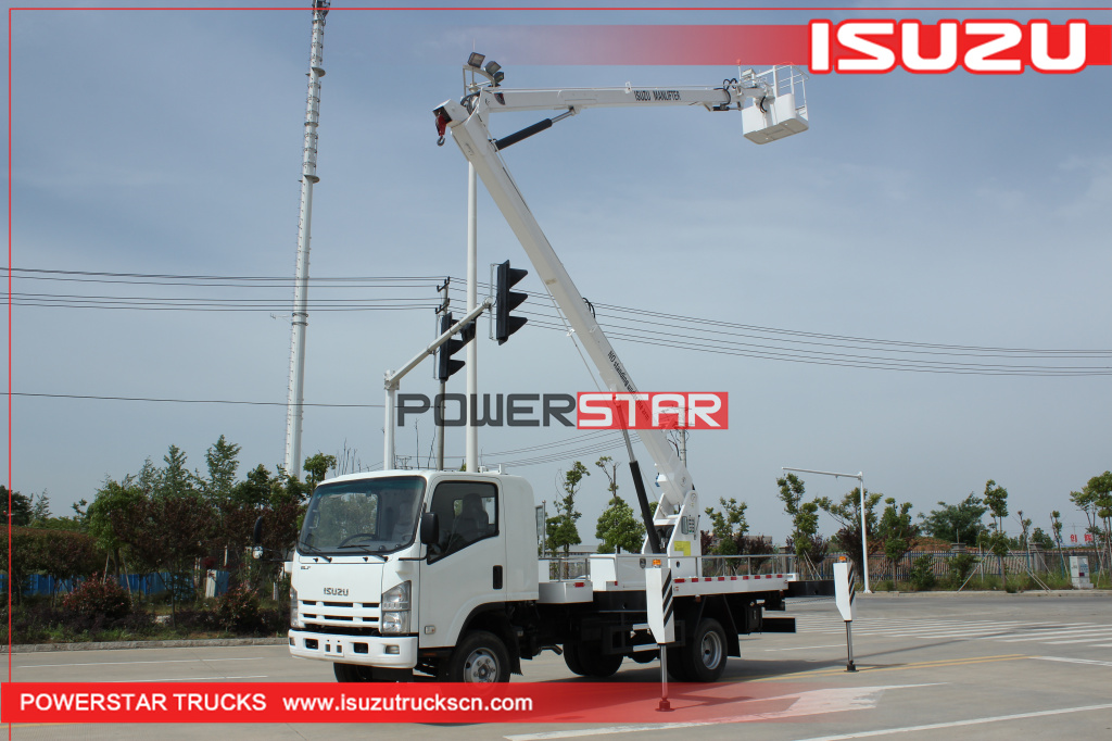 новый грузовик ISUZU с телескопической стрелой 16 м ELF марки 700P с корзиной