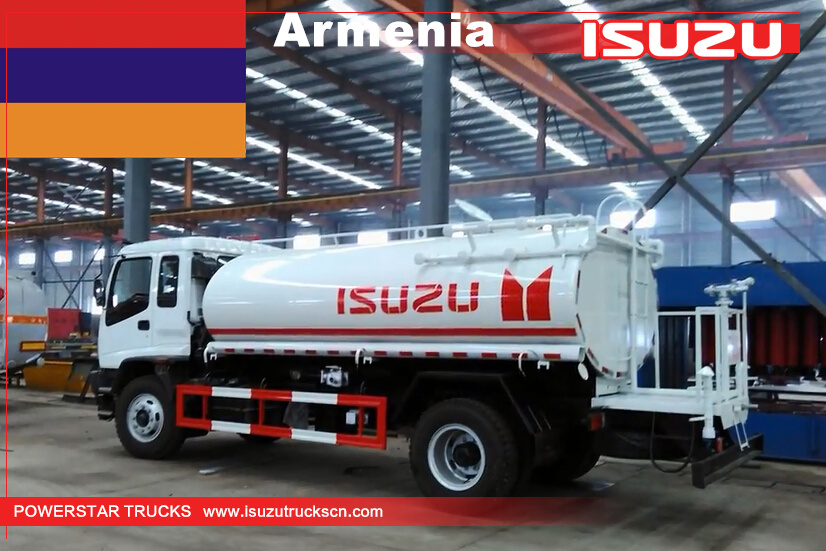 armenia - 1 единица водного башенного автоцистерны isuzu