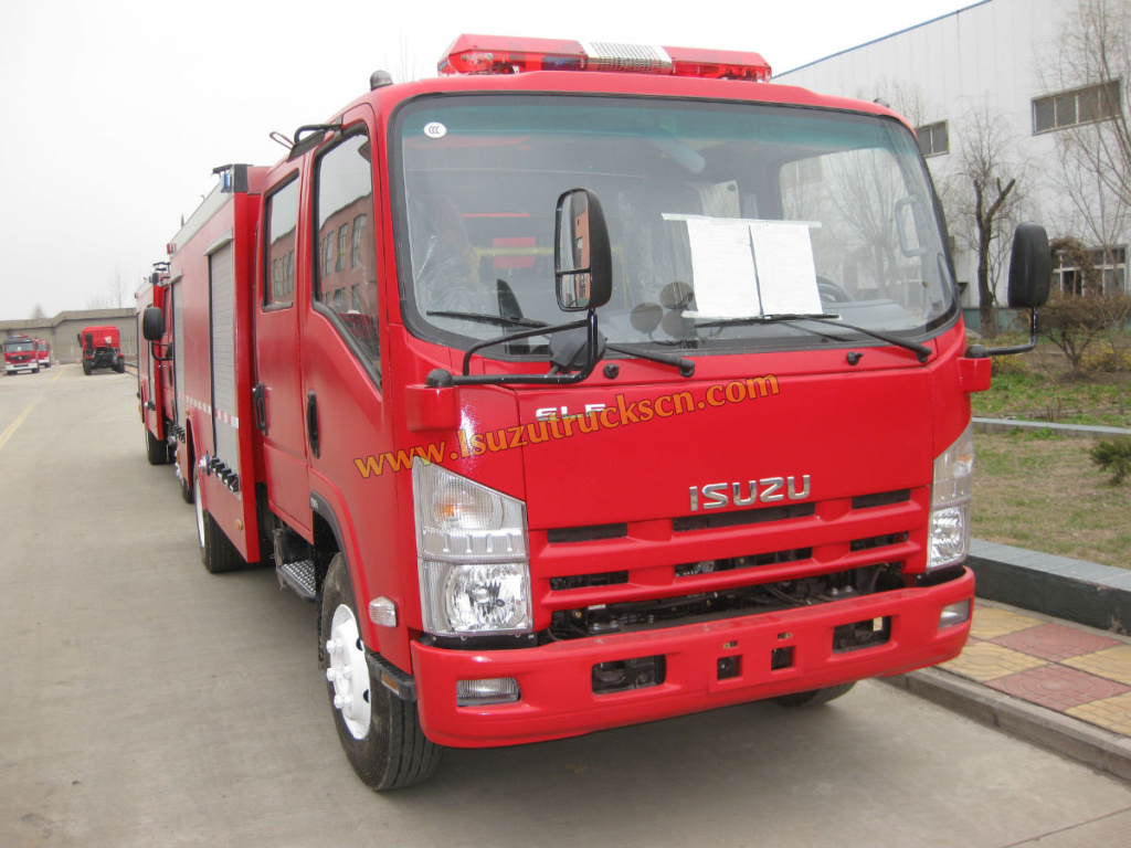 Как найти хорошего поставщика Isuzu ELF воды пожарная машина с оборудованием 