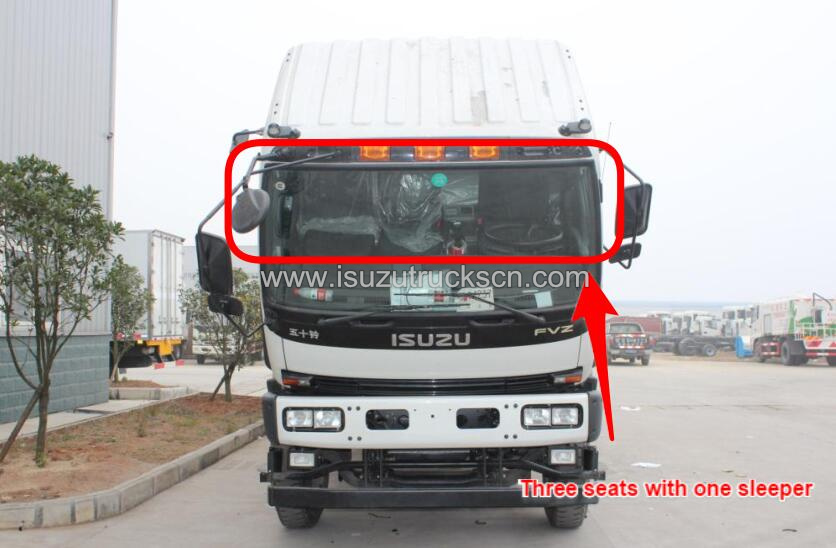 ISUZU FVZ Refrigerator Van Truck to Rwanda.