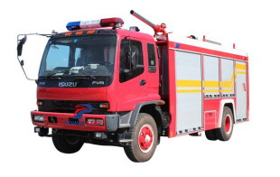 Isuzu foam fire vehicle for export