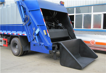 bin hopper for garbage compactor truck