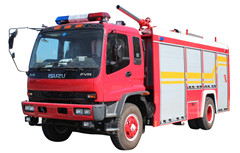 Армения 4x2 5000L Одноместная кабина Пожарная машина с водяной пеной Isuzu