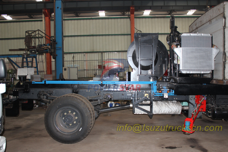 detail picture for road sweeper super structure Hydraulic Pipe line