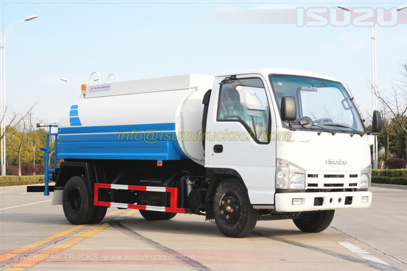 Water Bowsers Isuzu ELF tanker trucks 5,000Liters specification and pictures