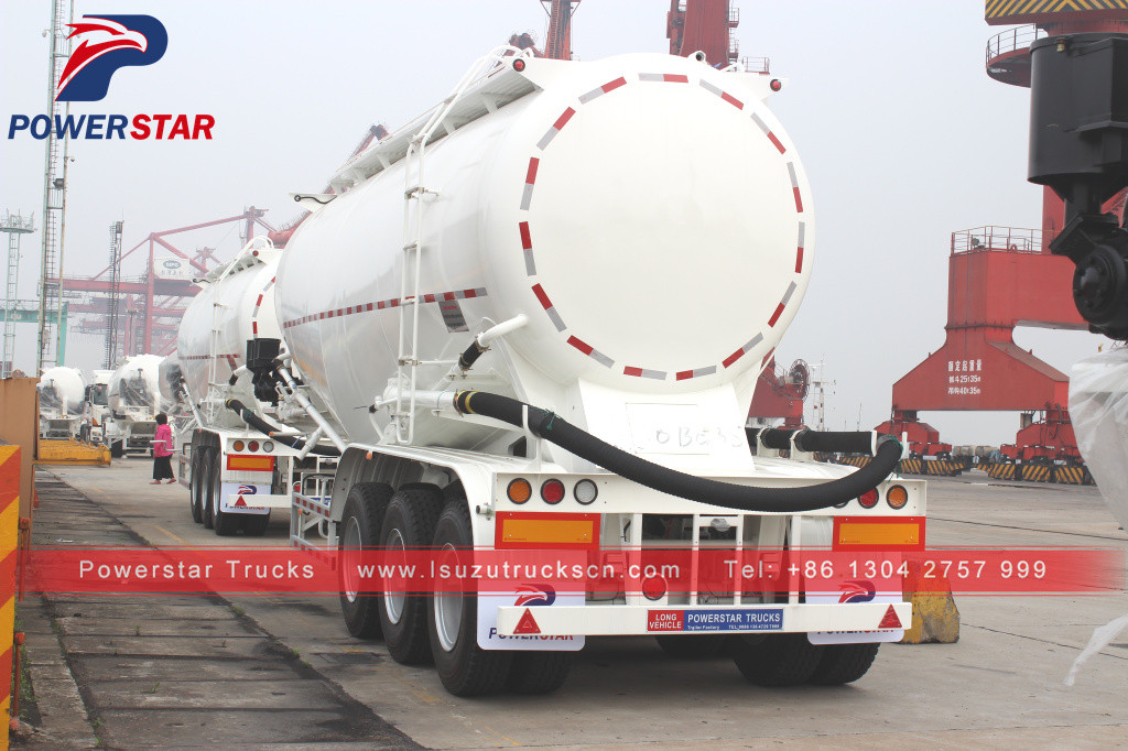 bulk cement trailer powder semi trailer