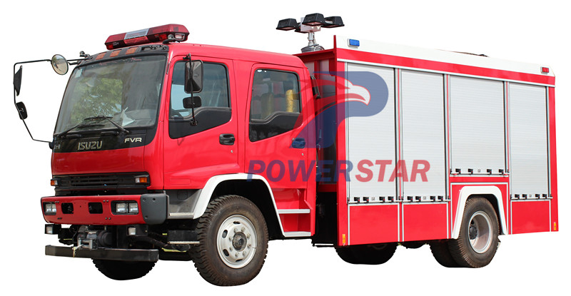 Спасательная пожарная машина Isuzu