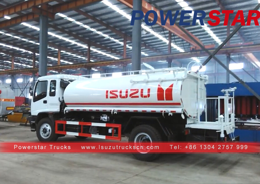 Armenia FVR water transport tanker trucks Isuzu for sale