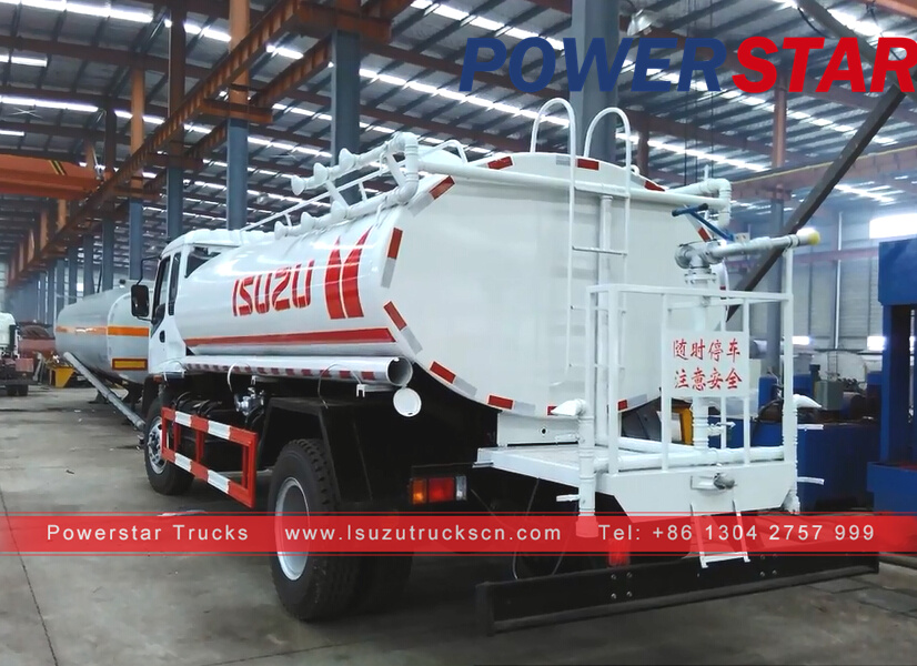 Armenia FVR water transport tanker trucks Isuzu for sale