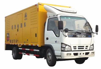Japan 4x2 mobile emergency power supply truck Исузу