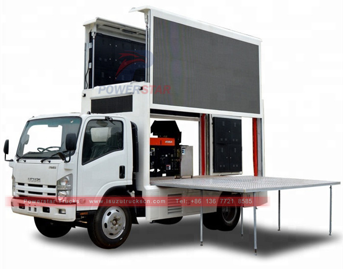 ISUZU ELF Mobile LED Screen грузовик для наружной рекламы