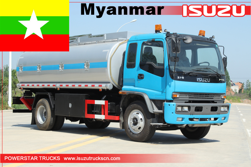 Нефтяной автоцистерна Isuzu в Мьянме на продажу