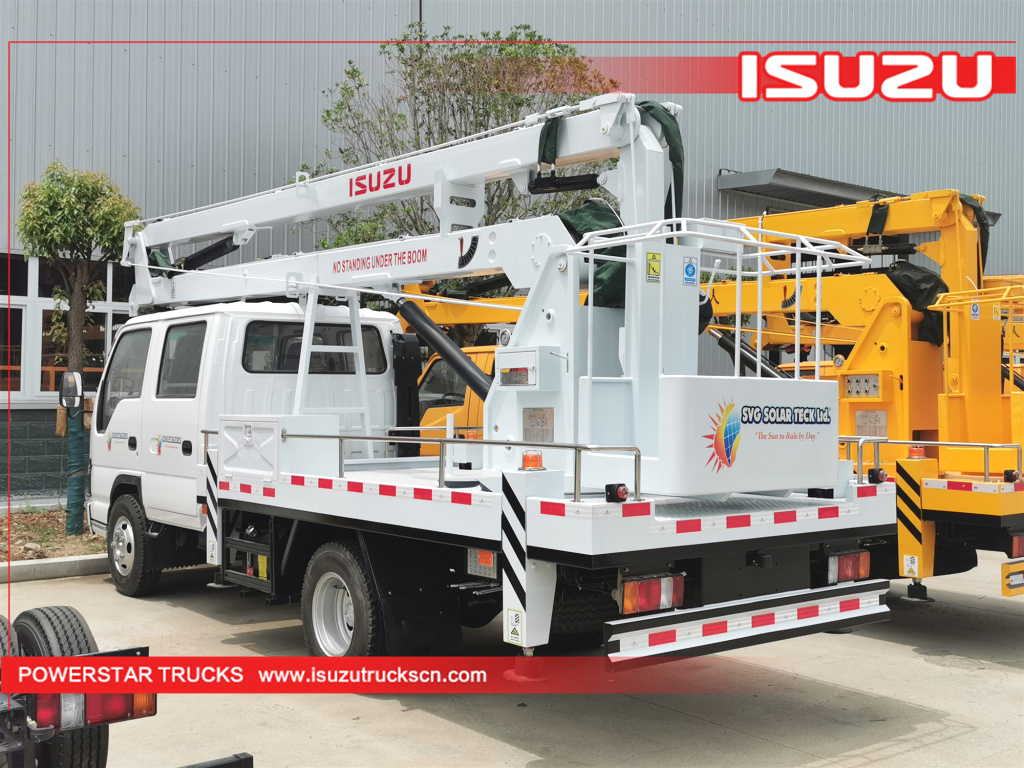 Brand new 12m 14m Telescopic Bucket Truck Isuzu Lifting Equipment for sale