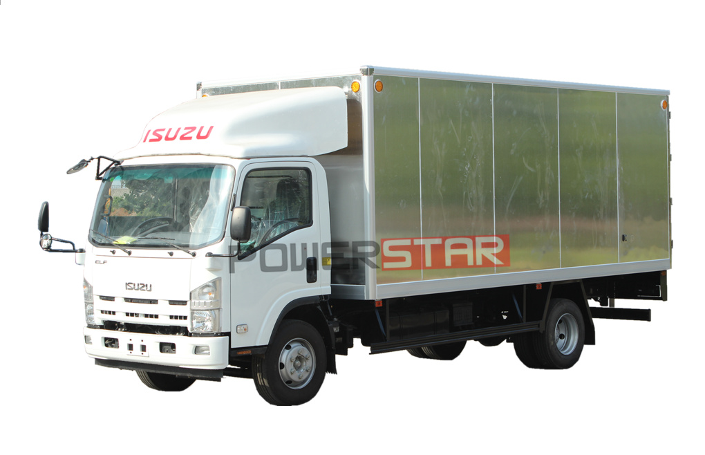 ISUZU алюминиевый грузовой фургон для продажи