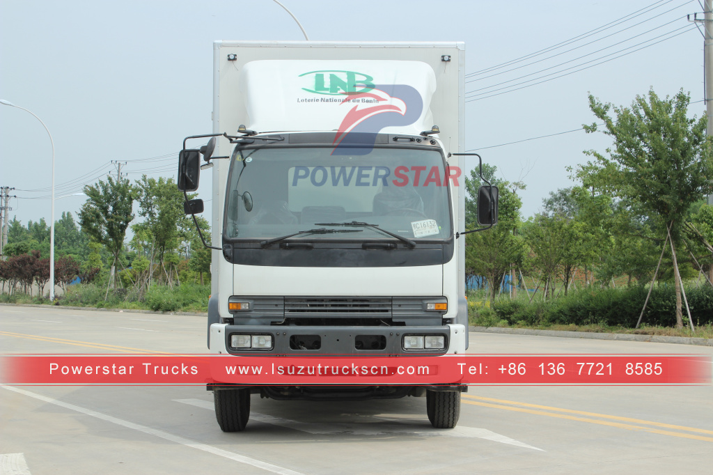 Африка Бенин Новый автомобиль ISUZU для голосования на выборах на открытом воздухе Мобильная реклама Show Truck со складной сценой