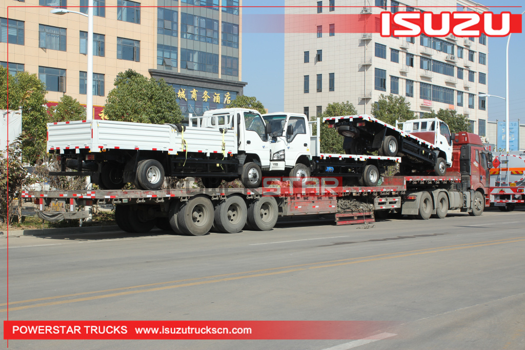 Филиппины - 3 шт. ISUZU NKR 600P 4x4 бортовые грузовые фургоны повышенной проходимости.