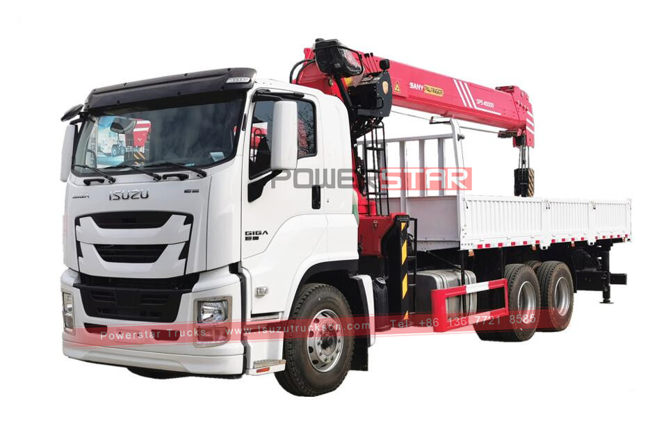 ISUZU GIGA Cargo Palfinger SPS40000 Кран на грузовом автомобиле