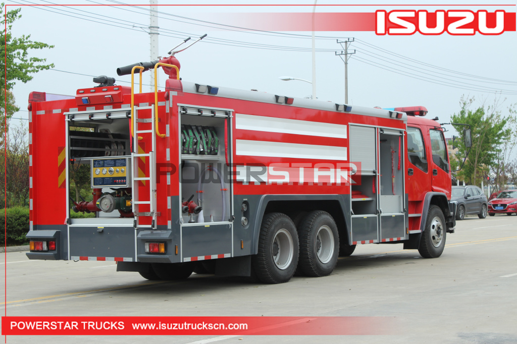 Производитель пожарной машины ISUZU FVZ для пожарной машины с водяной пеной 7000L-10000L