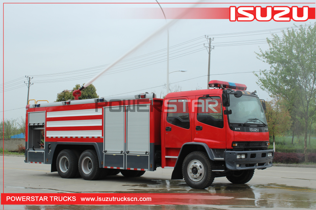 Производитель пожарной машины ISUZU FVZ для пожарной машины с водяной пеной 7000L-10000L