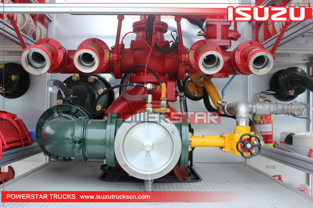 Япония ISUZU GIGA противопожарная машина для тяжелого режима работы с водяной пеной комбинированная