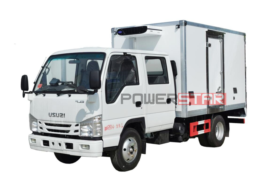 Автомобиль ISUZU ELF 100P с двойной кабиной рефрижераторный грузовик с морозильной камерой
