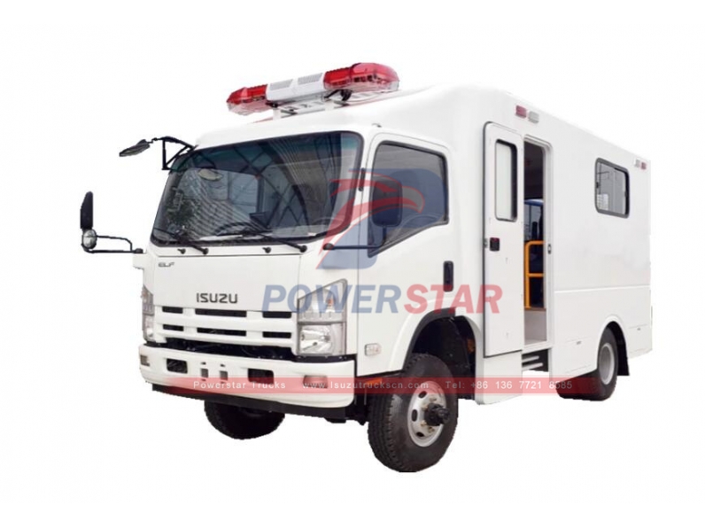 ISUZU NPR/700P/ELF 4X4 полноприводный автомобиль скорой помощи, спасательная машина для перевозки пациентов, автомобиль для продажи