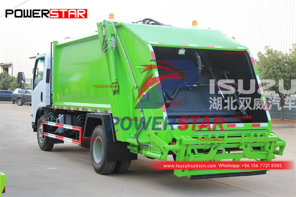 Прямая продажа с завода ISUZU 4×4 внедорожный компрессионный мусоровоз