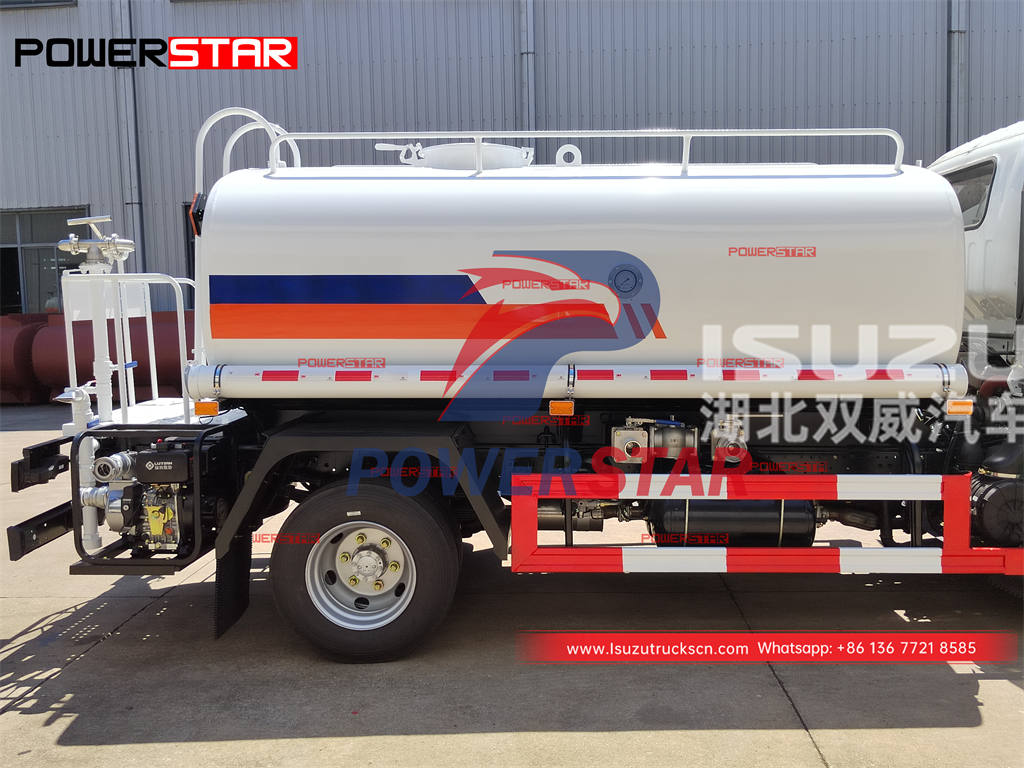 Популярный грузовик с питьевой водой ISUZU 4×4 из нержавеющей стали по лучшей цене