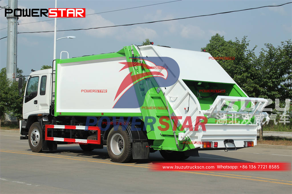 Совершенно новый грузовик для уплотнения внедорожных отходов ISUZU FTR/FVR 4×4 по сниженной цене